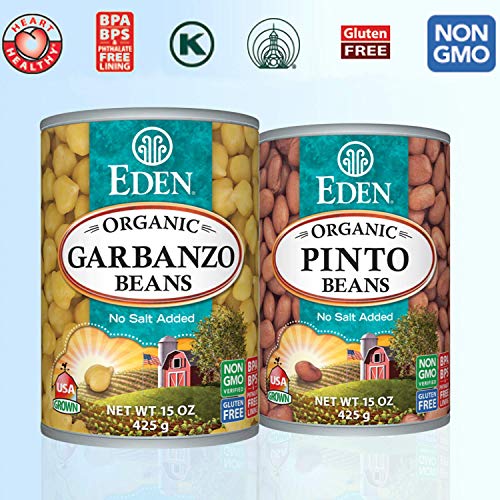 Eden Foods Organic Garbanzo Beans - Chick Peas | Pinto Canned