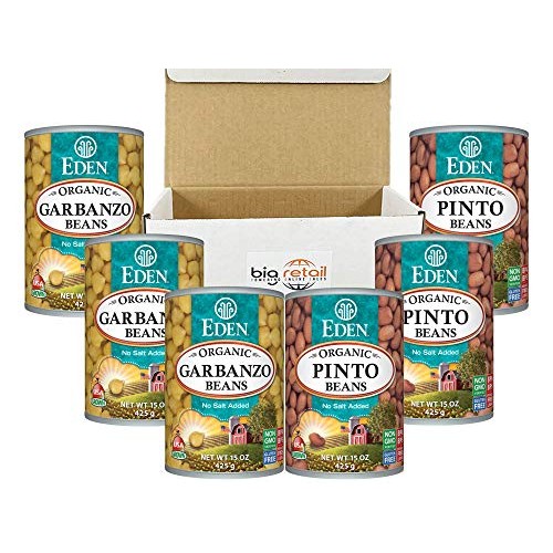 Eden Foods Organic Garbanzo Beans - Chick Peas | Pinto Canned