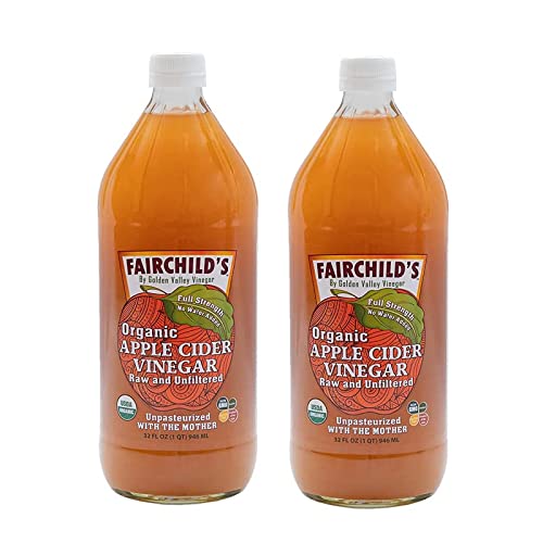 Fairchilds Organic Raw & Unfiltered Apple Cider Vinegar, 32 FZ ...
