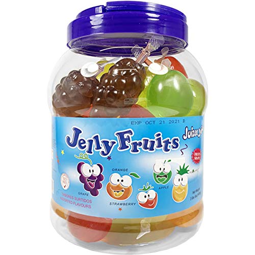 Fruit Jelly | 40 Pieces | Fruit Flavored Squeezable Jellies | As