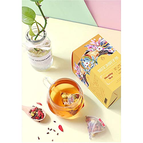 Generic Chrysanthemum Goji Berry Cassia Seeds Tea Bags120g, 8gX...