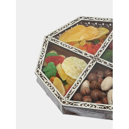 Generic Dried Fruit & Nut Gift Tray, Made in Uzbekistan, 6.17 Ou...