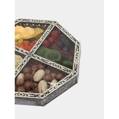 Generic Dried Fruit & Nut Gift Tray, Made in Uzbekistan, 6.17 Ou...