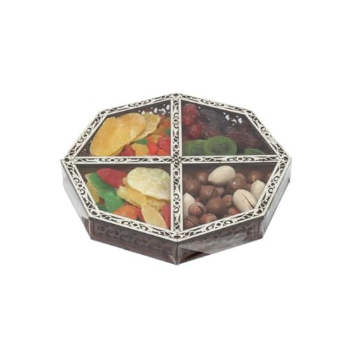 Generic Dried Fruit & Nut Gift Tray, Made in Uzbekistan, 6.17 Ou...