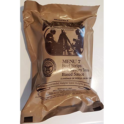 Genuine Military Mre Meal With Inspection Date 2022 Or Newer Be