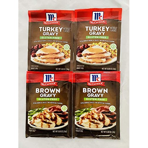 Gluten Free Gravy Mix Bundle: Contains 2 Mccormick Gluten Free T