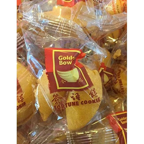Golden Bowl 30 Pieces Individually Wrapped Traditional Fortune C
