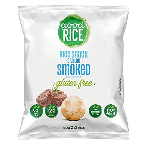 Good Rice Cheese &Amp; Smoked Meat Flavored Rice Snacks, Gluten Free