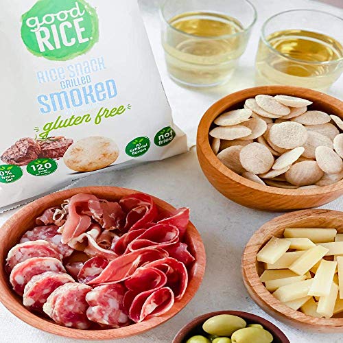 Good Rice Cheese &Amp; Smoked Meat Flavored Rice Snacks, Gluten Free