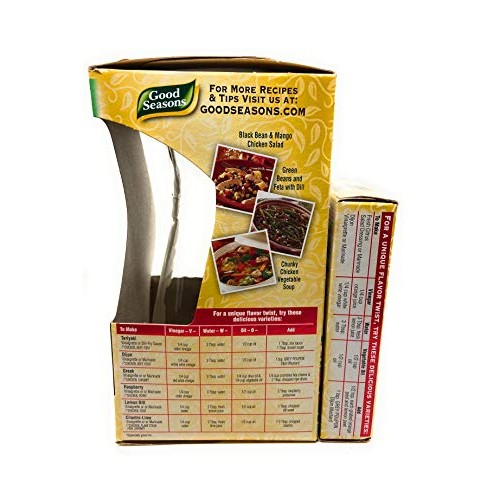 Good Seasons Italian Salad Dressing &Amp; Recipe Kit Cruet 2 Count W