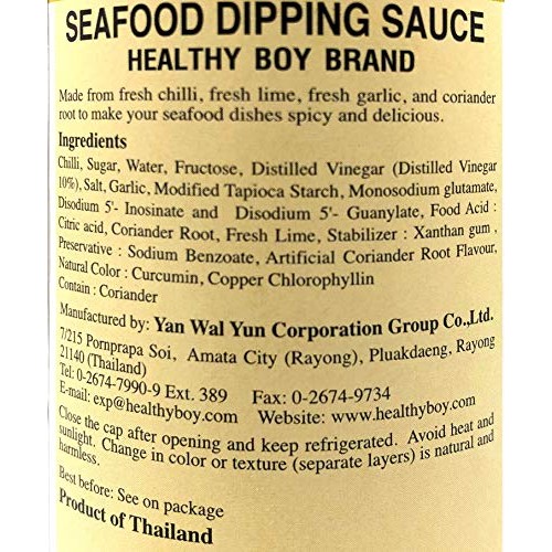 Healthy Boy Seafood Dipping Sauce Green Chili &Amp; Lime 12 Ounces