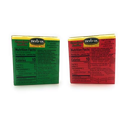 Herb-Ox Sodium Free Bouillon Bundle, Beef And Chicken, 16 Total