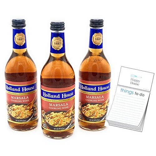 Holland House Cooking Wine Marsala 3 Pack 16Oz With Adamson Ha