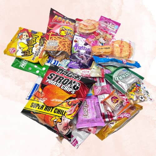 International Asian Assorted Mystery Snack Box |45 Items Include...