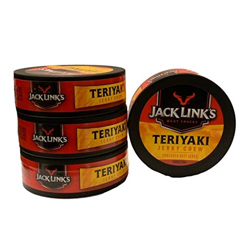 Jack Links Teriyaki Jerky Chew | Shredded Beef Jerky | .32 Oz Ca