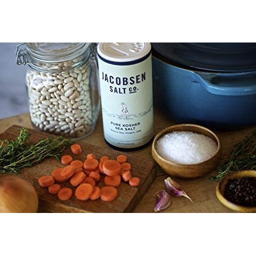 Jacobsen Salt Co. Kosher Sea Salt - Perfect for Seasoning, Brini...