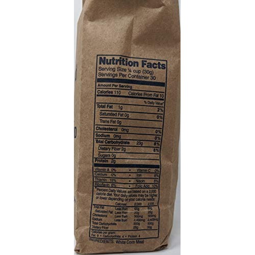 JT Pollard Fine White Cornmeal Bundle - 2 x 32 Oz Bags of J.T. P...