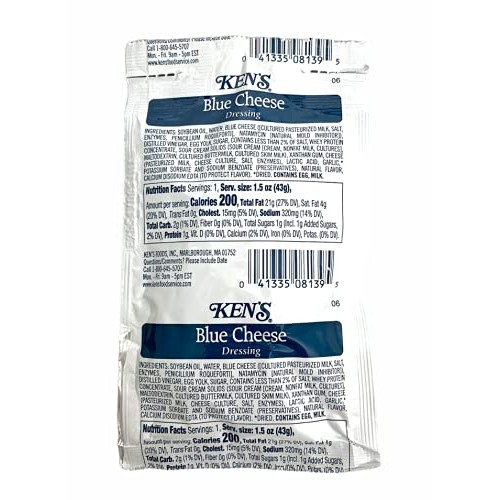 Ken’S Single Serve Salad Dressing Packets Variety Pack | 5 Of Ea