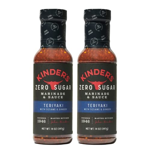 Kinders Zero Sugar Marinade and Sauce Teriyaki with Sesame and ...