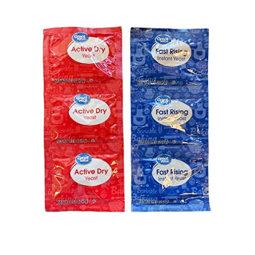 Kosher Yeast Active Dry And Rapid Rise Gluten Free Bundle Of .25