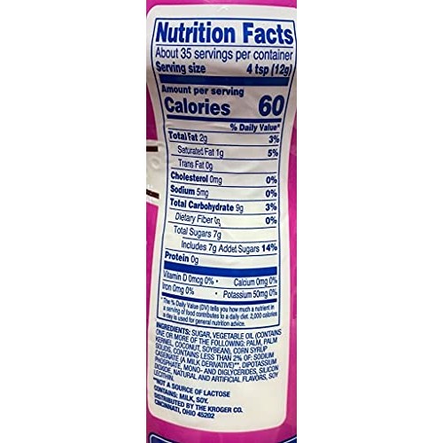 Kroger Non-Dairy Cinnamon Creme Coffee Creamer, 15 Ounce Pack