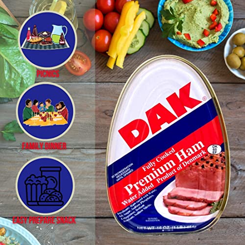 Ks Premium Canned Ham,16Oz Easy Open Can Fully Cooked Ready To E