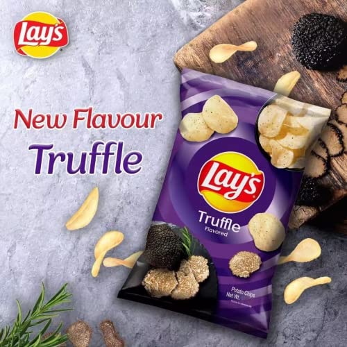 Lays Brand , Crispy Potato Chips Truffle Flavour, 67G X 2 Packs Lays Brand , Crispy Potato Chips Truffle Flavour, 67G X 2 Packs