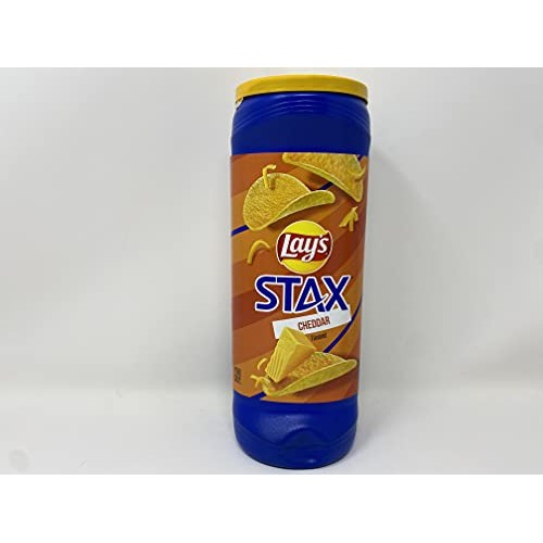 Lays Stax Chips Potato Crisp Cheddar Snack Pack Chip Flavors Bun