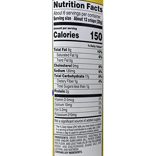 Lays Stax Chips Potato Crisp Original Flavors Snack Pack Chip Bu