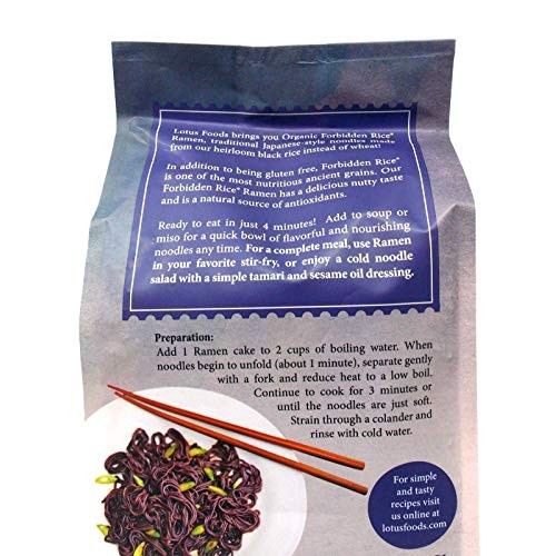Lotus Foods Gluten Free Organic Ramen Variety 1 Each: Forbidde