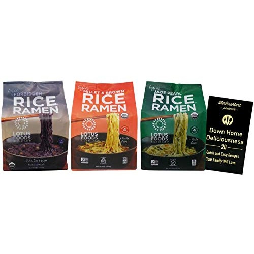 Lotus Foods Gluten Free Organic Ramen Variety 1 Each: Forbidde
