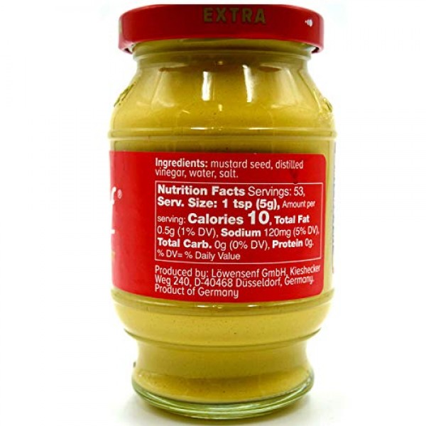 Lowensenf Mustard Variety Pack 3 Pack - Extra Hot Mustard 9.3 ...