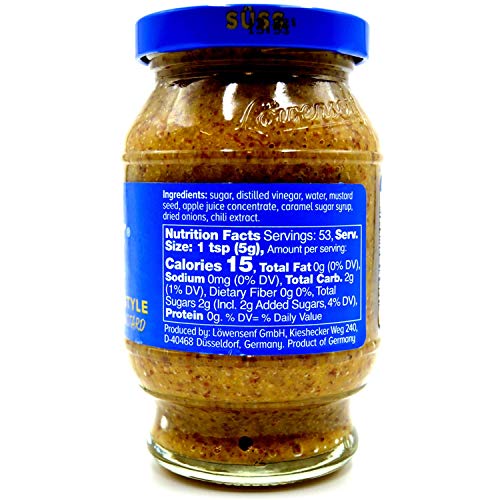 Lowensenf Mustard Variety Pack 3 Pack - Extra Hot Mustard 9.3