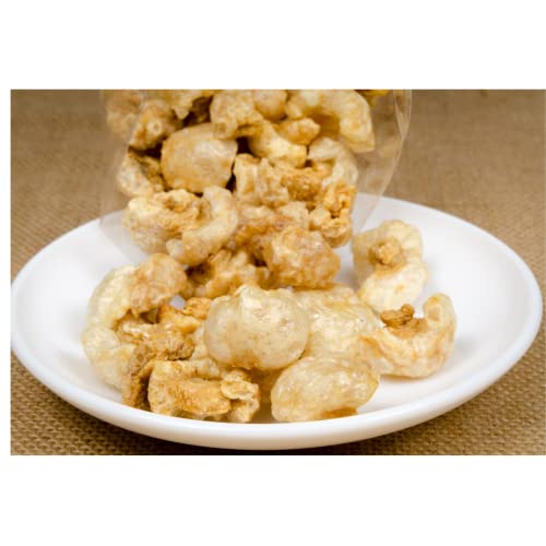 Macs Original Fried Pork Skins 11 Oz Barrel, Perfect Snack, Glu...
