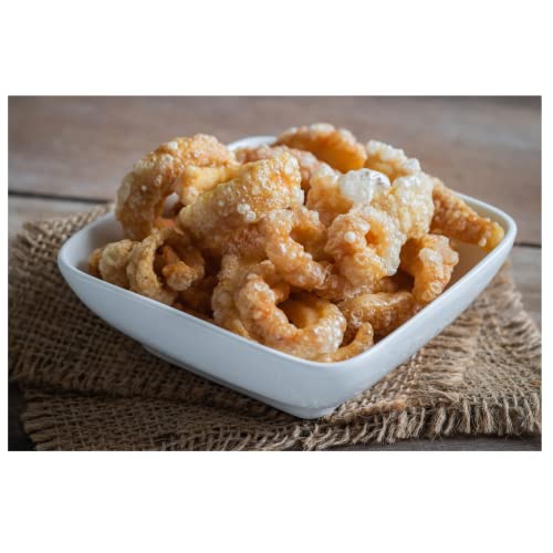 Macs Original Fried Pork Skins 11 Oz Barrel, Perfect Snack, Glu...