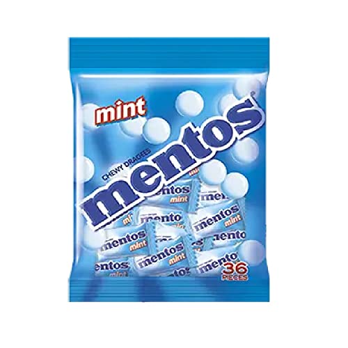 Malaysia Mentos Mint Chewy Dragees 36pcs pack of 1