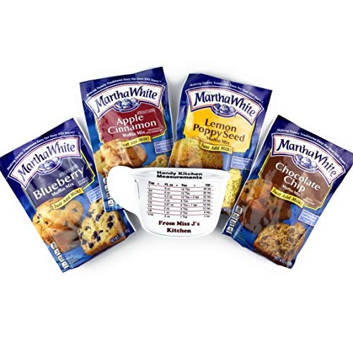 Martha White Muffin Mixes - Blueberry, Lemon Poppy Seed, Chocola