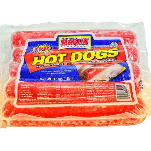 Martin Purefoods Hotdog Regular 12oz PACK OF 2 THAWED 20pcs PH...