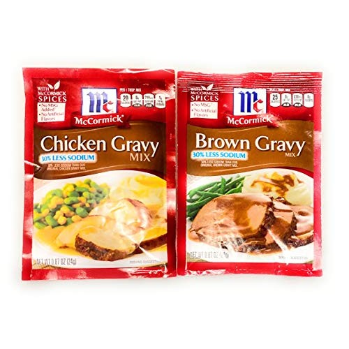 McCormick Low Sodium Chicken and Brown Gravy Bundle 2 packs