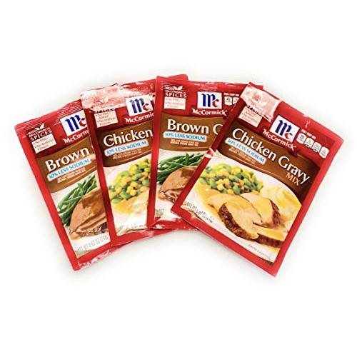 Mccormick Low Sodium Chicken And Brown Gravy Bundle 2 Packs Of Each