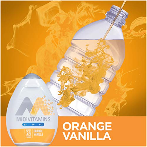 Mio Energy Liquid Water Enhancer, Orange Vanilla Pack Of 4