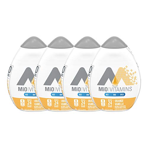 Mio Energy Liquid Water Enhancer, Orange Vanilla Pack Of 4