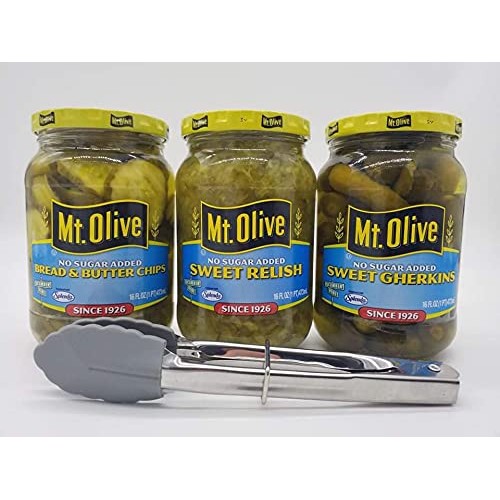 Mt. Olive No Sugar Added Pickle Relish Treat 3Pk