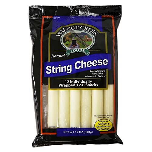 Natural String Cheese Low Moisture Part-Skim Mozzarella. Walnut ...