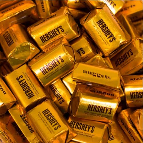 Nuggets Extra Creamy Milk Chocolate with Toffee & Almonds, 3 Pounds