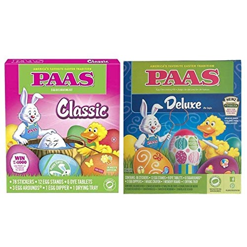 Paas Deluxe And Classic Easter Egg Decorating Kits Pack Of 2