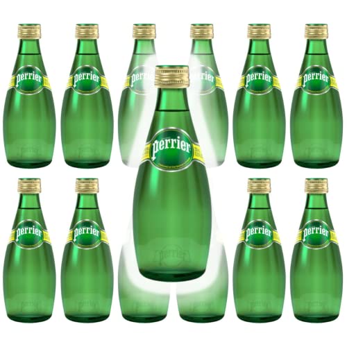 Perrier Sparkling Natural Mineral Water, 11 Oz Glass Bottles - ...