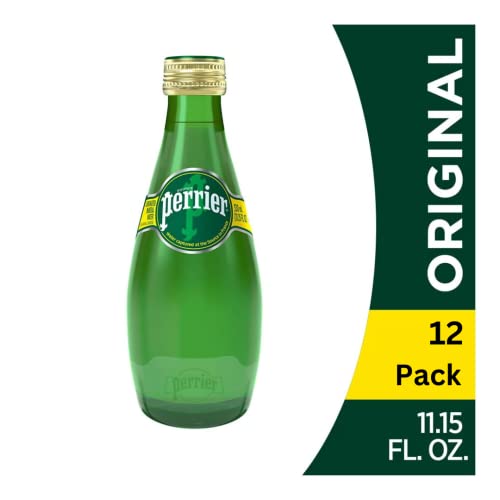 Perrier Sparkling Natural Mineral Water, 11 Oz Glass Bottles - ...