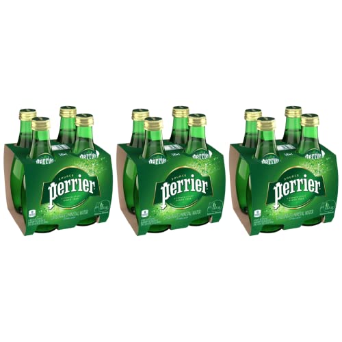 Perrier Sparkling Natural Mineral Water, 11 Oz Glass Bottles - ...