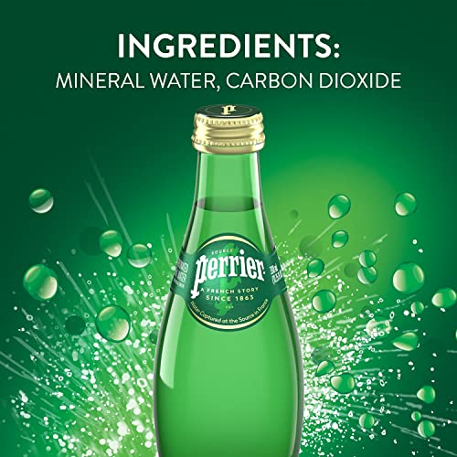 Perrier Sparkling Natural Mineral Water, 11 Oz Glass Bottles - ...